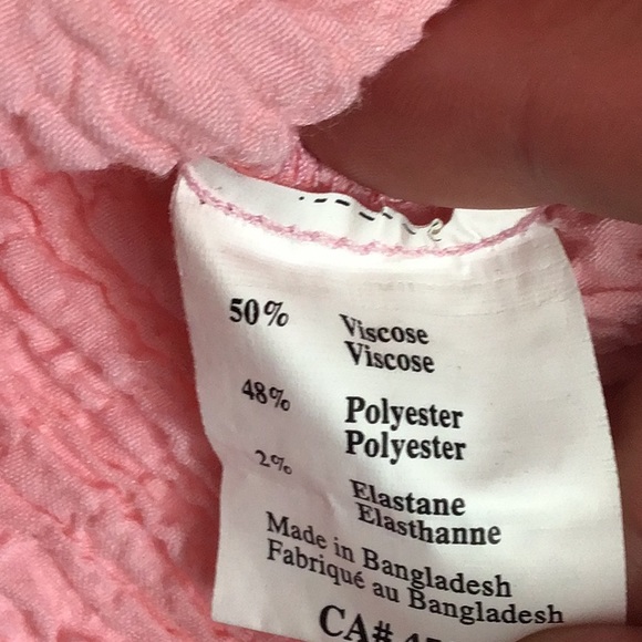 Crinkle Buttoned Shirt  1XL GUC - Picture 5 of 5